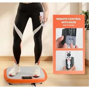 Vibration Plate Exercise Machine 99 Speeds Full Body Fitness Platform Remote